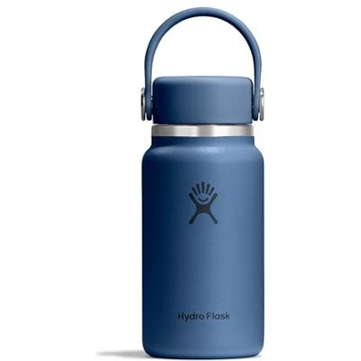 Hydro Flask – Micro Hydro 200 ml (6.7 oz) Lekdichte, Geïsoleerde Mini Flask met Clip-On Band – Koud & Warm tot 7 Uur – Compact & Duurzaam – Harbor Blue Hydro Flask – Micro Hydro 200 ml (6.7 oz) Lekdichte, Geïsoleerde Mini Flask met Clip-On Band – Koud & Warm tot 7 Uur – Compact & Duurzaam – Harbor Blue
