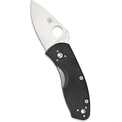Spyderco Eenhandsmes Ambitious G-10, zwart, één maat, C148GP Spyderco Eenhandsmes Ambitious G-10, zwart, één maat, C148GP