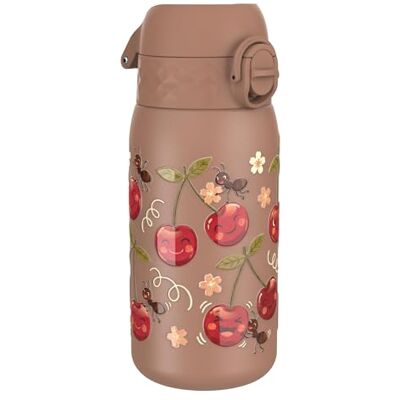 Ion8 Lichtgewicht Stalen Kinderwaterfles, 400 ml/13 oz, Zonder Isolatie, Lekvrij, Makkelijk te Openen, Veilige Vergrendeling, Vaatwasserbestendig, Flipdop, Draaggreep, Duurzaam, Kersen Ion8 Lichtgewicht Stalen Kinderwaterfles, 400 ml/13 oz, Zonder Isolatie, Lekvrij, Makkelijk te Openen, Veilige Vergrendeling, Vaatwasserbestendig, Flipdop, Draaggreep, Duurzaam, Kersen