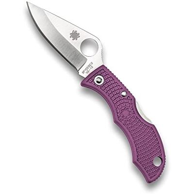 Spyderco Ladybug 3, Purple FRN handvat, effen Spyderco Ladybug 3, Purple FRN handvat, effen
