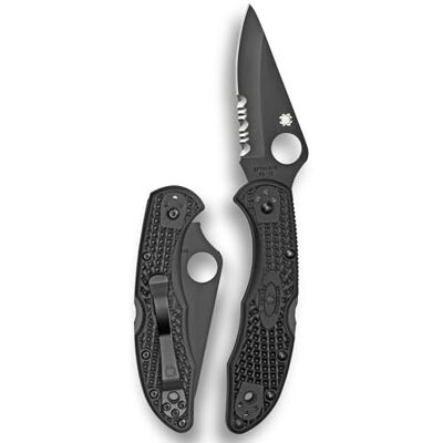 Spyderco , Vouwmes, Delica 4 Lockback Black, lengte gesloten: 10,8 cm, type: Lockback Spyderco , Vouwmes, Delica 4 Lockback Black, lengte gesloten: 10,8 cm, type: Lockback