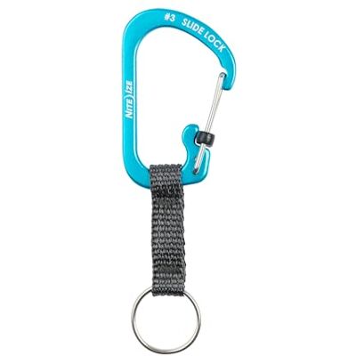 Nite Ize SlideLock Sleutelhanger Aluminium SlideLock Sleutelhanger Aluminium Blauw, N/A Nite Ize SlideLock Sleutelhanger Aluminium SlideLock Sleutelhanger Aluminium Blauw, N/A