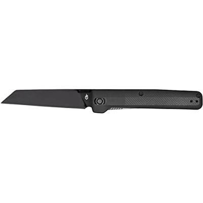 Gerber Zakmes met Riemclip, Pledge 7Cr17MoV Roestvrijstalen mes in Reverse tanto-look, Greepschalen van glasvezelversterkt Nylon, Lemmetlengte: 9,2 cm, 1067370 Gerber Zakmes met Riemclip, Pledge 7Cr17MoV Roestvrijstalen mes in Reverse tanto-look, Greepschalen van glasvezelversterkt Nylon, Lemmetlengte: 9,2 cm, 1067370