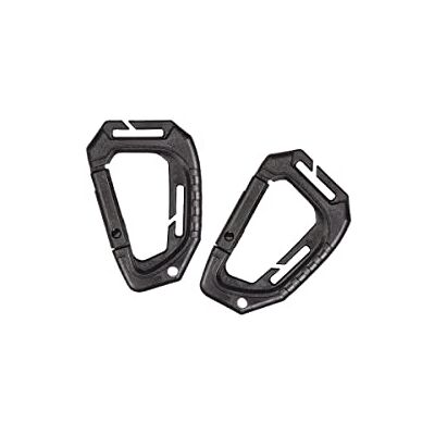 Mil-Tec Karabijnhaak-15922502 zwart één maat Mil-Tec Karabijnhaak-15922502 zwart één maat