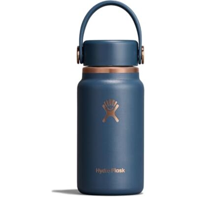 Hydro Flask – Micro Hydro 200 ml (6.7 oz) – Lekdichte, Geïsoleerde Mini Flask met Clip-On Band – Koud & Warm tot 7 Uur – Compact & Duurzaam – Harbor Blue Hydro Flask – Micro Hydro 200 ml (6.7 oz) – Lekdichte, Geïsoleerde Mini Flask met Clip-On Band – Koud & Warm tot 7 Uur – Compact & Duurzaam – Harbor Blue