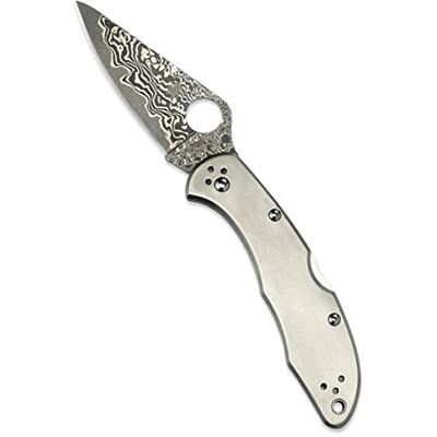 Spyderco , Delica 4 Lockback Dam, lemmet: 7,6 cm, rood, klapmes, zakclip, grijs Spyderco , Delica 4 Lockback Dam, lemmet: 7,6 cm, rood, klapmes, zakclip, grijs