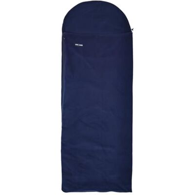 LOWLAND OUTDOOR Unisex-Adult, Fleece liner Slaapzakken, Zwart, 220x80 cm LOWLAND OUTDOOR Unisex-Adult, Fleece liner Slaapzakken, Zwart, 220x80 cm
