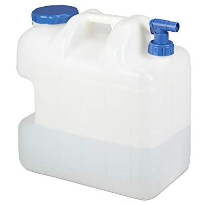Relaxdays 25 l water jerrycan, kraantje, voor drinkwater, BPA-vrij, camping, auto, wit Relaxdays 25 l water jerrycan, kraantje, voor drinkwater, BPA-vrij, camping, auto, wit
