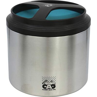 Cao Lunchbox, geïsoleerd, eenvoudig, 1 liter, voor kamperen en wandelen, volwassenen, uniseks, blauw, hoogte 12,3 cm Cao Lunchbox, geïsoleerd, eenvoudig, 1 liter, voor kamperen en wandelen, volwassenen, uniseks, blauw, hoogte 12,3 cm
