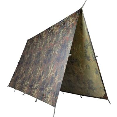 Mil-Tec Tarp PE R/S 3x3m camouflage Mil-Tec Tarp PE R/S 3x3m camouflage
