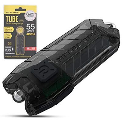 Nitecore TUBE V2 Mini Zaklamp Opladbare LED Sleutelhanger Licht 9.3 gram Nitecore TUBE V2 Mini Zaklamp Opladbare LED Sleutelhanger Licht 9.3 gram