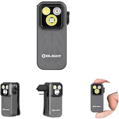Olight Oclip Pro knipperlicht zaklamp (Donkergrijze vechter) Olight Oclip Pro knipperlicht zaklamp (Donkergrijze vechter)