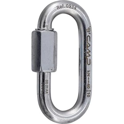 C.A.M.P. Oval Quick Link Steel 8 mm, grijs C.A.M.P. Oval Quick Link Steel 8 mm, grijs