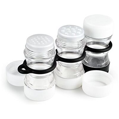 GSI Outdoors Waterdicht kruidenrek voor kamperen, auto, camping, camper en thuis, helder, zwart GSI Outdoors Waterdicht kruidenrek voor kamperen, auto, camping, camper en thuis, helder, zwart