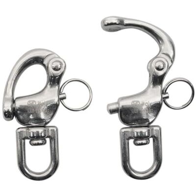 Kong Quick Release snelspanner, draaibare ring, roestvrij staal, karabijnhaak, uniseks, volwassenen Kong Quick Release snelspanner, draaibare ring, roestvrij staal, karabijnhaak, uniseks, volwassenen