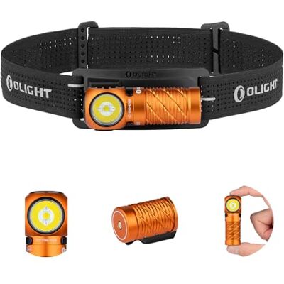 Olight Perun 3 Mini Hoofdlamp LED Oplaadbaar, 1250 Lumen Super Heldere Hoofdlamp met Rood Licht en 8 Licht Modi, IPX8 Waterdichte Hoofdlamp, Ideaal voor Buiten, Vissen, Noodgevallen Oranje Olight Perun 3 Mini Hoofdlamp LED Oplaadbaar, 1250 Lumen Super Heldere Hoofdlamp met Rood Licht en 8 Licht Modi, IPX8 Waterdichte Hoofdlamp, Ideaal voor Buiten, Vissen, Noodgevallen Oranje