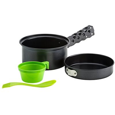 Mc Kinley McKINLEY Teflon kookset voor dames, zwart, één maat Mc Kinley McKINLEY Teflon kookset voor dames, zwart, één maat