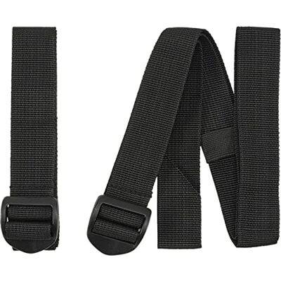 Brandit Verpakkingsriemen (verpakking van 2), kleur: zwart, lengte: 120 cm Brandit Verpakkingsriemen (verpakking van 2), kleur: zwart, lengte: 120 cm