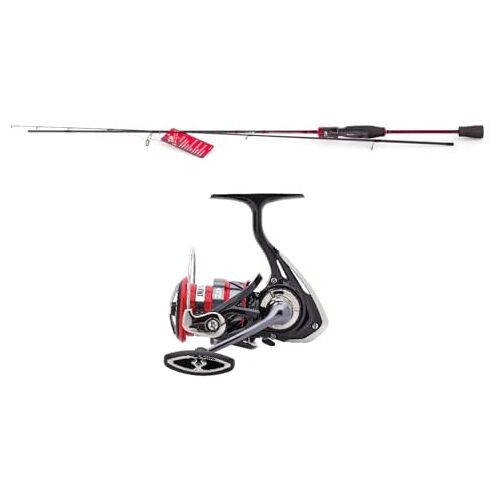 A&M Angelsport Spinncombo Ninja Z 2,10 m 10-30 g + Ninja LT 2000 roofviscombo forel baars