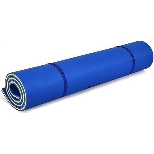 KEuLen Drijvende watermat water drijvende mat grote drijvende mat voor meer en varen drijvend waterpad voor meren   drijvend waterdok (kleur: blauw, maat: 5,5 m x 1,8 m x 2,2 cm)