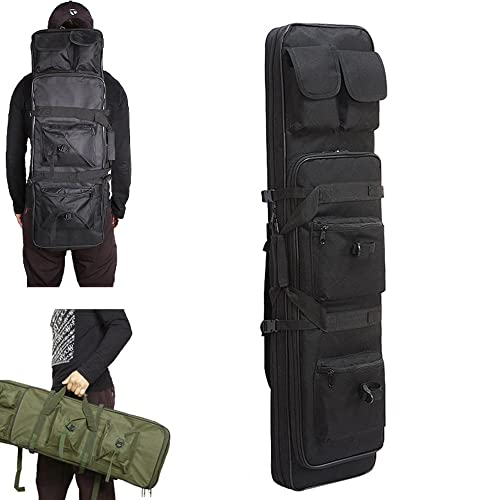 SkankA Zachte Pistoolkoffers Voor Geweren Tactische Geweerrugzak Geweerkoffers Vooren Geweerkoffer Range Bag Shotgun Case Geweer Voor De Jacht Schieten/Zwart/85Cm