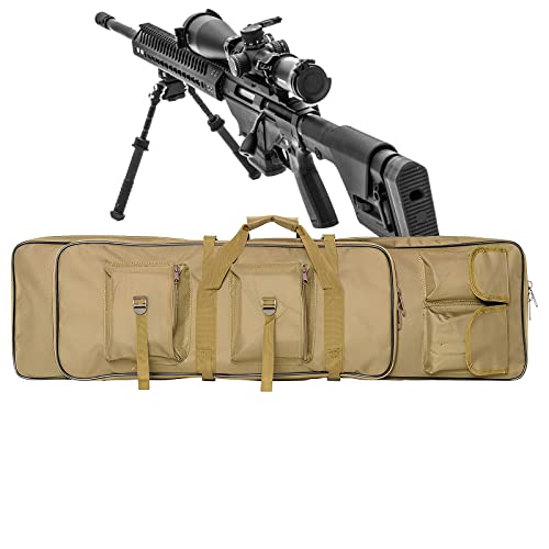 ZAANU Tactical Gun Bag Long Guns, 85/100/120cm Double Gun Bag met verstelbare schouderriem, Long Gun Case voor opslag van jachtuitrusting en het dragen van vuurwapens