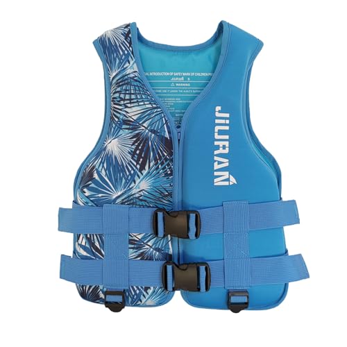 Yokbeer Reddingsvest voor Boten Volwassenen Kinderen Neopreen Veiligheidsvest Reddingsvest Stevig Reddingsvest Drijfhulpmiddel voor Watersport (Color : Blue, Size : XXL)