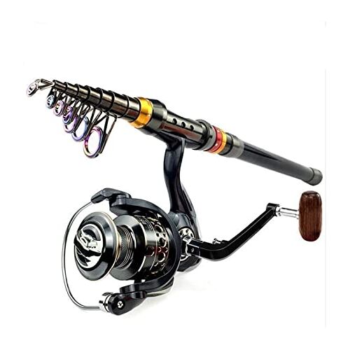 KYATON Reel En Visserij Rod Combo Telescopische Visserij Rod Carbon Fiber Spinning Fishing Rod En 13Bb Visserij Reel Combo Telescopische Visserij Pole Spinning Reel Kit Visserij Rod/a/3.6M Rod With Yo