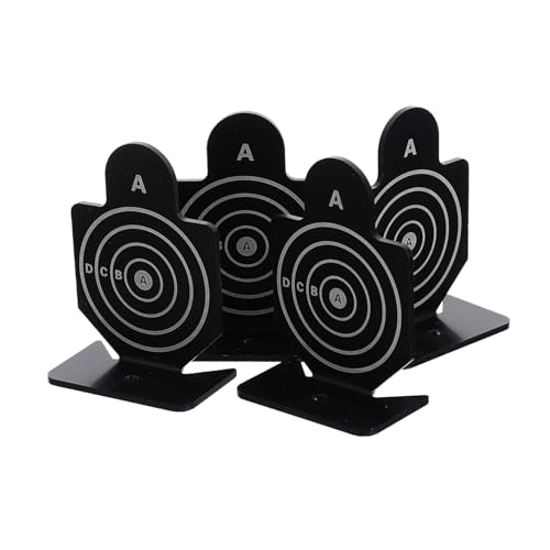 KICHOUSE 1 Set 4 Stuks schieten trainingsdoel praktische schietdoelen boogschieten doelen gezicht indoor doelen spellen spelletjes speelgoed opleiding sport- Metaal apparatuur