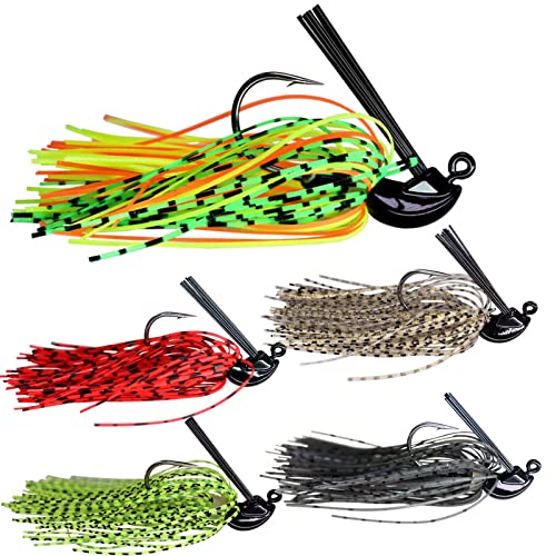 THKFISH Vissen Jigs Bass Vissen Lokken Vissen Jigs Bass Mix Kleur Metal Lead Vissen Jigs Kit 7g /10g/14g (1/4oz)/(3/8oz)/(1/2oz) 5 stks/10 stks