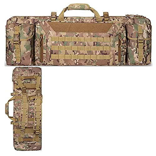 ZAANU Geweerkoffer Geweerkoffers Tactische dubbele karabijn Lange geweertas Zachte pistoolkoffer Airsoft Gun Bag Pistoolrugzak Jachtgeweerkoffer Cu