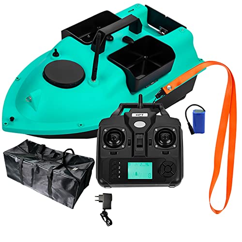 HENGGEEU Voederboot visvinder Rc Boot, visaas boot, GPS Cruise aas boot met 12000 mAh batterij (blauw, GPS 12000 mAh)