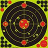 X-Targets 30,5 cm / 12 inch splatter targets/schoten barsten lichtgeel/inschotherkenning op lange afstand (25)