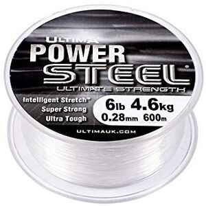 Ultima Power Steel Super Sterke Vislijn - 600m Transparant 0.23mm - 6.0lb/2.8kg Ultima Power Steel Super Sterke Vislijn - 600m Transparant 0.23mm - 6.0lb/2.8kg
