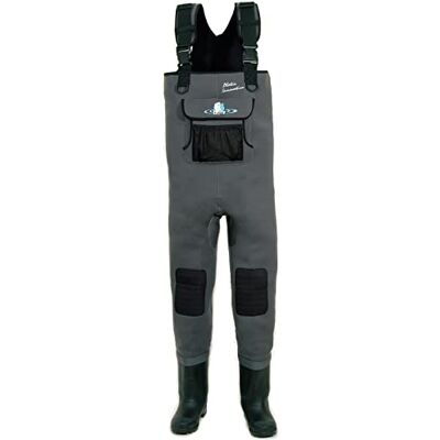 Behr Vissen neopreen waadbroek vilten zool, 5 mm, 61657 Behr Vissen neopreen waadbroek vilten zool, 5 mm, 61657
