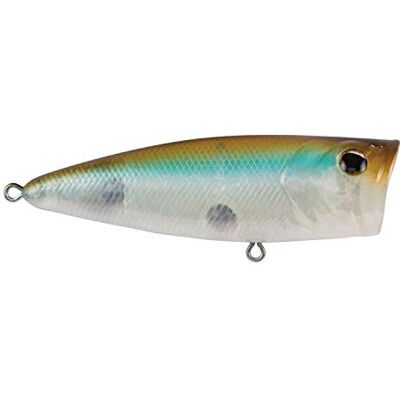 Berkley Bullet Pop Topwater Fishing Lure, Perfect Ghost, 1/2 oz, 80mm Topwater, Tail Weighted Design Tuned for Maximum Casting Distance, Equipped with Fusion19 Hook Berkley Bullet Pop Topwater Fishing Lure, Perfect Ghost, 1/2 oz, 80mm Topwater, Tail Weighted Design Tuned for Maximum Casting Distance, Equipped with Fusion19 Hook