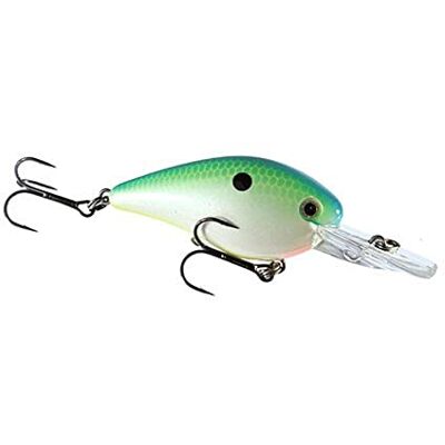 Strike King Lures KVD 1.5 Deep Freshwater 3 1/4" Length 3/8 oz Deep Diving Citrus Shad Diver Crankbait Lure Strike King Lures KVD 1.5 Deep Freshwater 3 1/4" Length 3/8 oz Deep Diving Citrus Shad Diver Crankbait Lure