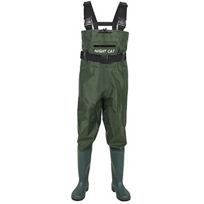 Night Cat Waadpakken Lieslaarzen voor Heren: Waders voor Dames Jacht met Laarzen Waterdichte Ademende Night Cat Waadpakken Lieslaarzen voor Heren: Waders voor Dames Jacht met Laarzen Waterdichte Ademende