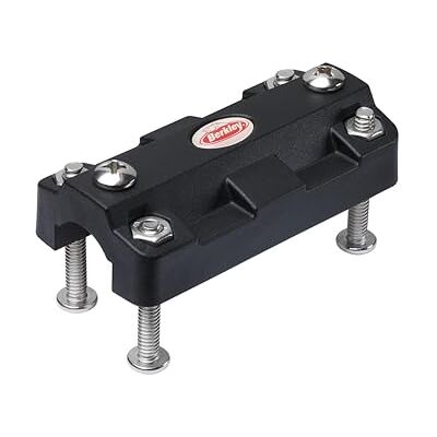 Berkley Mount Base Rail Adapter, Glasvezelversterkte Nylon Bootrailbevestiging, Compatibel Met Mount Base Met Slot, Veilige Bootaccessoire, Zwart, 22–25 Mm Berkley Mount Base Rail Adapter, Glasvezelversterkte Nylon Bootrailbevestiging, Compatibel Met Mount Base Met Slot, Veilige Bootaccessoire, Zwart, 22–25 Mm