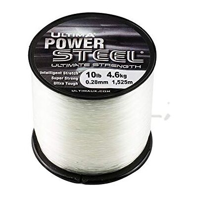 Ultima Power Steel Super Sterke Hengelslijn - Mono, 115g, Transparant Ultima Power Steel Super Sterke Hengelslijn - Mono, 115g, Transparant