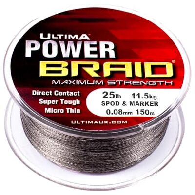 ULTIMA Power Braid Spod & Marker Hook Link, Grijs, One Size ULTIMA Power Braid Spod & Marker Hook Link, Grijs, One Size