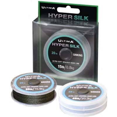 ULTIMA Unisex Volwassenen Hypersilk Carp Hook Length, Camo, 25 pond ULTIMA Unisex Volwassenen Hypersilk Carp Hook Length, Camo, 25 pond