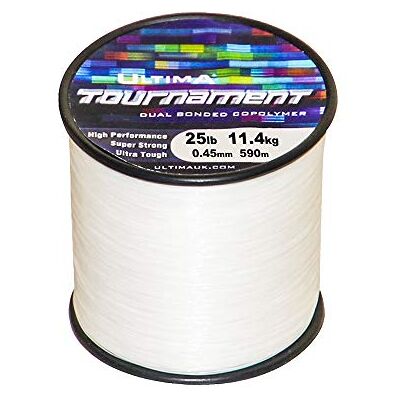 ULTIMA E5948 Toernooi Super Sterke Ultra Tough Zee Vislijn Effen Wit, 0.42 mm 25.0 lb ULTIMA E5948 Toernooi Super Sterke Ultra Tough Zee Vislijn Effen Wit, 0.42 mm 25.0 lb
