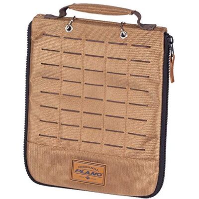 Plano PLABG100 Tackle Bag voor heren, kaki met bruine en zwarte trim, One Size Plano PLABG100 Tackle Bag voor heren, kaki met bruine en zwarte trim, One Size