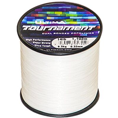 ULTIMA E5945 Toernooi Super Sterke Ultra Tough Zee Vislijn Effen Wit, 0.35 mm 16.0 lb ULTIMA E5945 Toernooi Super Sterke Ultra Tough Zee Vislijn Effen Wit, 0.35 mm 16.0 lb