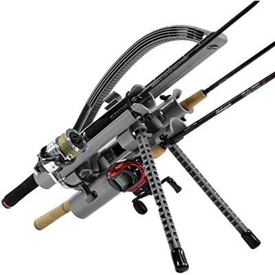 Rod-Runner Express Draagbare hengel rek, grijs Rod-Runner Express Draagbare hengel rek, grijs