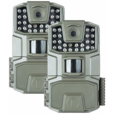 Bushnell Spot-On 2-Pack Trail Camera Hoge output IR LED's voor een beter nachtbereik 0,7 sec trigger snelheid 18 MP 1086p Wildlife Low Glow Grijs 66062BF Bushnell Spot-On 2-Pack Trail Camera Hoge output IR LED's voor een beter nachtbereik 0,7 sec trigger snelheid 18 MP 1086p Wildlife Low Glow Grijs 66062BF