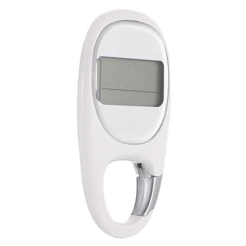 SUPVOX Pedometer Stappenteller Professionele Wandelteller Calorie Teller Handige Wandelteller Buiten Calorieteller Fitness Aanbod Lopende Teller Buiten Aanbod 3d Buikspieren Sport- Wit