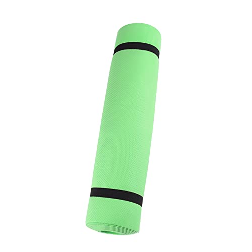 TDEOK Sportgewicht -mat en losse dikke mat duurzame -fitness yoga kleding band set fitness (groen, één maat)