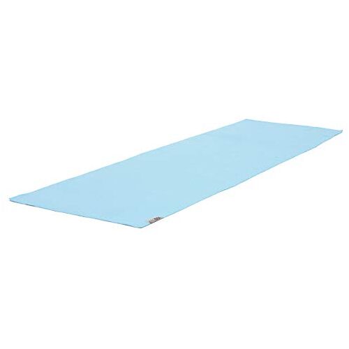 Yogistar Yogahanddoek De Luxe antislip met noppen ook voor reizen lichtblauw